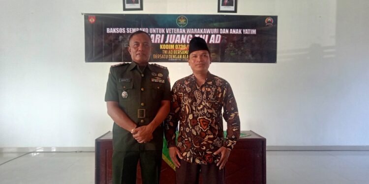 KODIM 0736 BATANG MULIAKAN VETERAN, WARAKAWURI SERTA ANAK YATIM