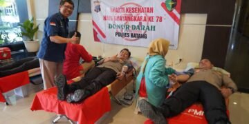 Aksi Sosial Polres Batang Sukses Kumpulkan Ratusan Kantong Darah