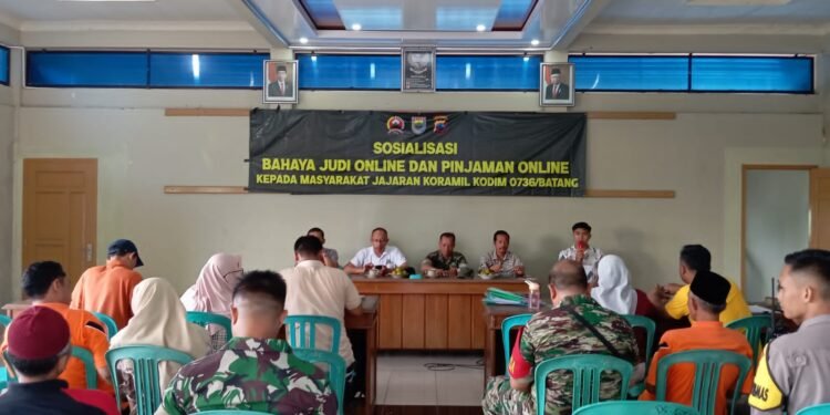 Dandim Perintahkan Danramil Jajaran Sosialisasikan Bahaya Judol Dan Pinjol Ke Masyarakat