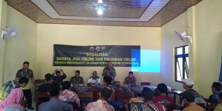 Dandim Perintahkan Danramil Jajaran Sosialisasikan Bahaya Judol Dan Pinjol Ke Masyarakat