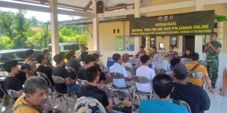 Dandim Perintahkan Danramil Jajaran Sosialisasikan Bahaya Judol Dan Pinjol Ke Masyarakat