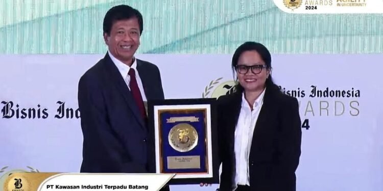 KITB Dinobatkan sebagai Kawasan Industri Terbaik