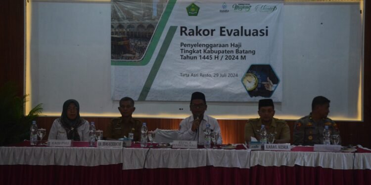 Kemenag Batang Gelar Rapat Evaluasi Penyelenggaraan Haji Tahun 2024