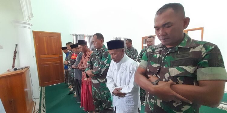 Sesibuk Apapun Di Lokasi TMMD Bagi Yang Beragama Islam Jangan Tinggalkan Shalat