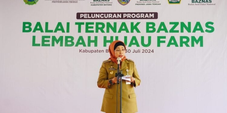 Baznas RI Luncurkan Balai Ternak di SMK Peternakan Lembah Hijau Batang
