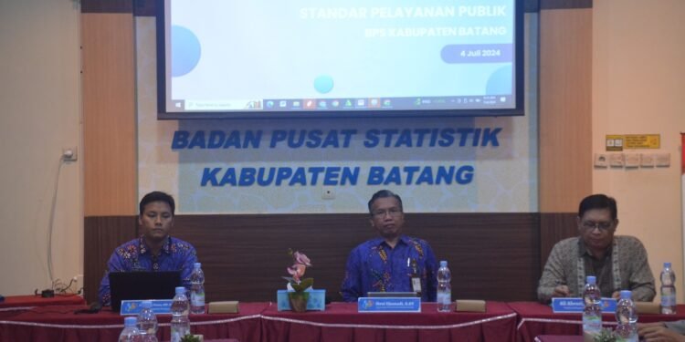 BPS Gelar Penetapan Standar Pelayanan Publik di Kabupaten Batang