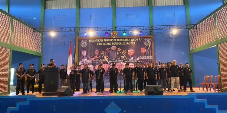 DPC Lindu Aji Batang, Lantik Pengurus Kecamatan Untuk Tugas Kemanusiaan