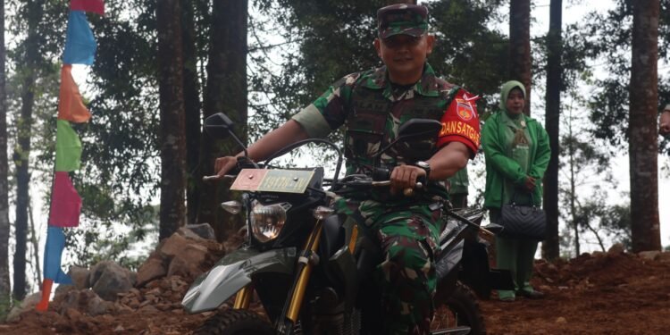TMMD Reguler Fokus Bangun Akses Penghubung Desa Pacet
