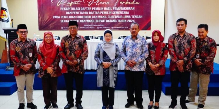 KPU Batang Tetapkan 621.760 DPS Untuk Pilkada 2024