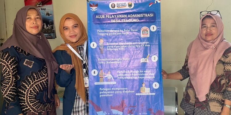 Dukung SDGs Desa, Mahasiswa KKN TIM II Undip Membuat Infografis Alur Pelayanan Administrasi Pemerintah Desa