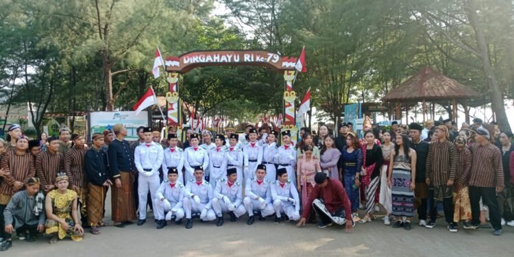 Upacara Peringatan Kemerdekaan RI di Safari Beach Jateng Batang