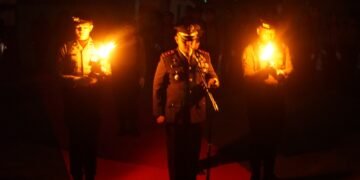 Pimpin Renungan Suci, Dandim Simbolkan Lilin sebagai Penyemangat Perjuangan