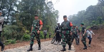 TMMD Usai, Pangkas Waktu Tempuh Jalur Pacet – Gerlang