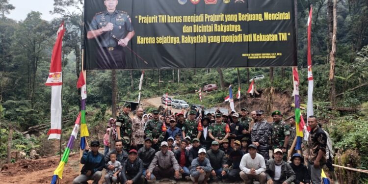 TMMD Usai, Pangkas Waktu Tempuh Jalur Pacet – Gerlang