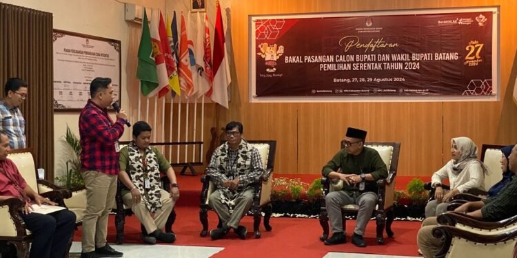 KPU Batang Simulasi Pendaftaran Bakal Paslon Bupati dan Wakil Bupati