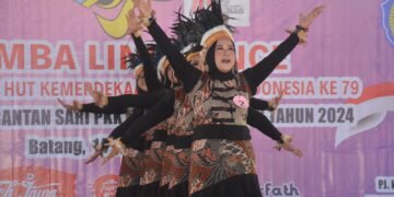 HUT Ke-79 RI, Pemkab Batang Gelar Lomba Line Dance