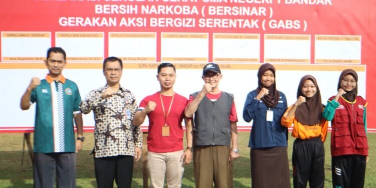 SMAN 1 Bandar Ajak BNN dan Puskesmas Bandar 1 Perkuat Komitmen Sekolah Sehat