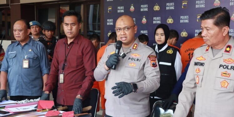 Polisi Batang Bekuk Pelaku Tawuran Lintas Daerah