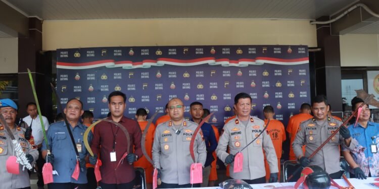 Polisi Batang Bekuk Pelaku Tawuran Lintas Daerah
