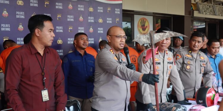 Polisi Batang Bekuk Pelaku Tawuran Lintas Daerah