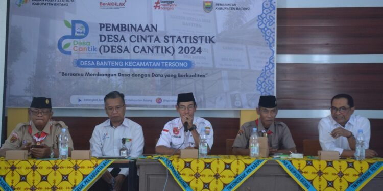 Terapkan Program Desa Cantik, BPS Batang Berikan Pembinaan di Desa Banteng
