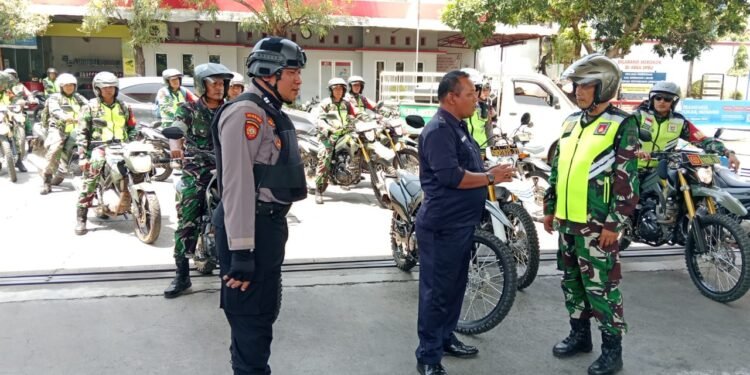 Dandim 0736/Batang Pimpin Langsung Apel Gelar Pasukan Persiapan Pengamanan Pilkada