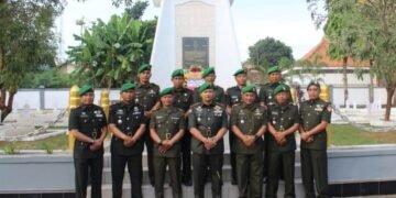 Jelang HUT Korem 071/Wijayakusuma Ke-63, Dandim 0736/Batang Pimpin Ziarah Dan Tabur Bunga