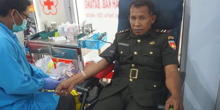 Sambut HUT Korem 071/Wijaya Kusuma, Kodim 0736/Batang Gelar Donor Darah