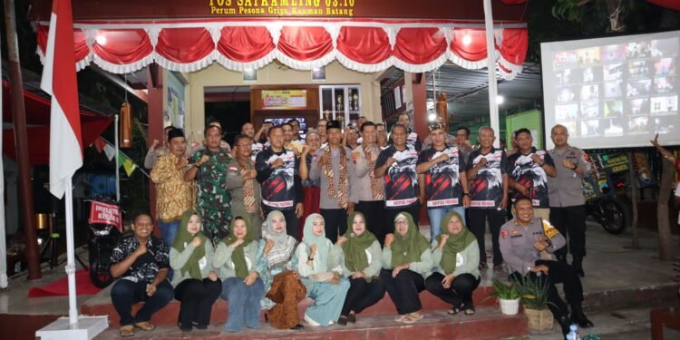 Satkamling RT 03 RW 10 Pesona Griya Batang Raih Pujian Tim Asistensi Polda Jateng