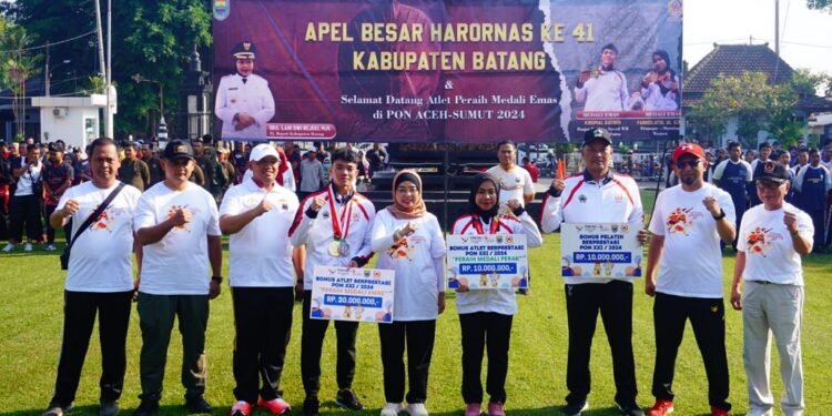 Pj Bupati Batang Berikan Apresiasi Atlet Peraih Medali PON 2024