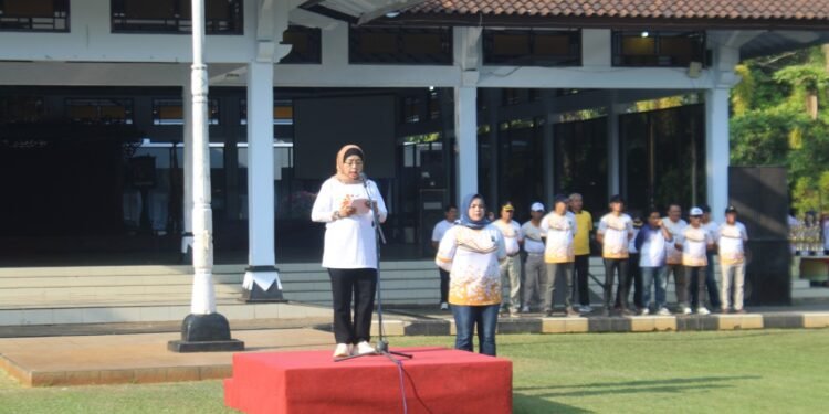 Pemkab Batang Gelar Apel Haornas Ke 41 Ayo Berolah Raga Bersatu Kita Juara