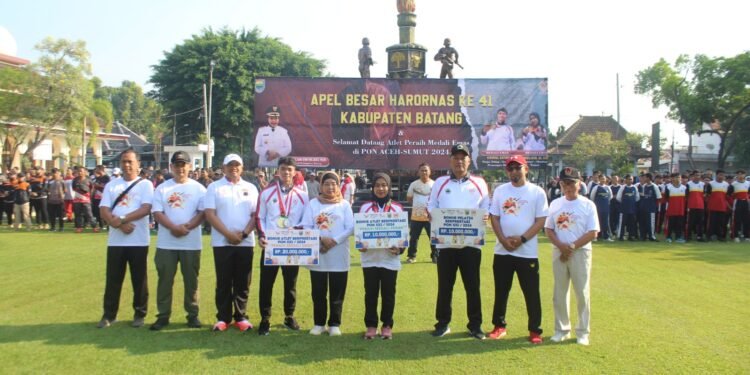 Pemkab Batang Gelar Apel Haornas Ke 41 Ayo Berolah Raga Bersatu Kita Juara