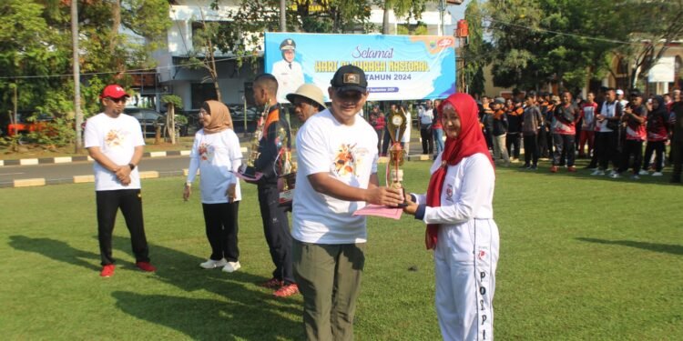 Pemkab Batang Gelar Apel Haornas Ke 41 Ayo Berolah Raga Bersatu Kita Juara