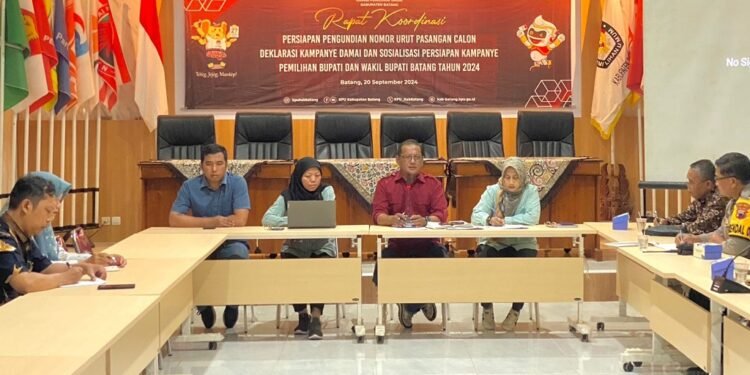 Jelang Penetapan Paslon, KPU Batang Sosialisasikan Tahapan Kampanye Pilkada Serentak