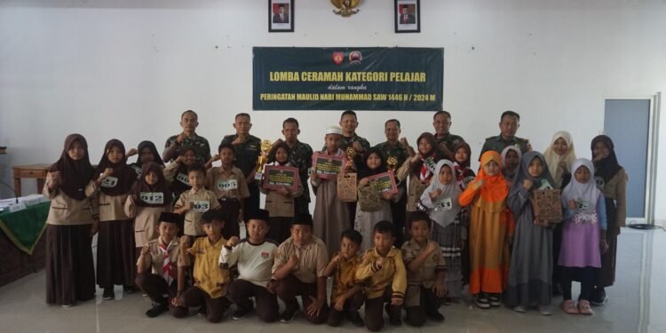 Kodim 0736/Batang Gelar Lomba Ceramah Untuk Anak Tingkat SD