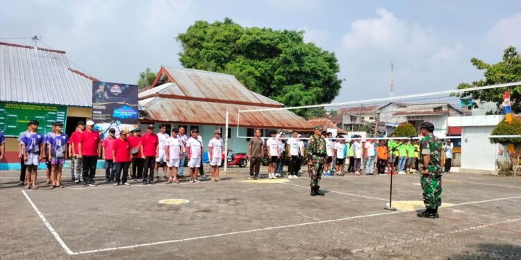 Junjung Sportivitas, Puluhan Tim Atlet Bola Voli Berpacu di Turnamen Dandim Cup 2024