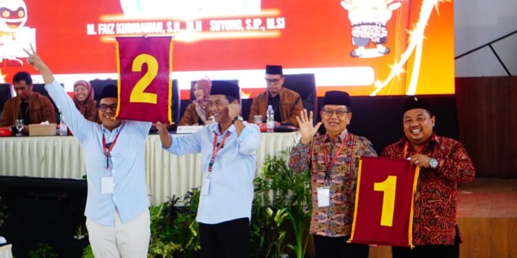 KPU Batang Undi Nomor Urut Paslon Bupati dan Wakil Bupati Batang