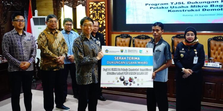 Sebanyak 34 Eks-Pekerja Kontruksi PLTU Batang Terima Tambahan Bantuan Usaha Dari BPI