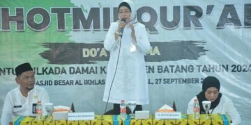 Lewat Khotmil Quran, Pj Bupati Batang Minta Perlindungan Dari Bencana dan Pastikan Pilkada Berjalan Kondusif
