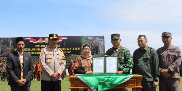 TMMD Sengkuyung IV Kodim 0736 Batang Sasar Wilayah Atas Lereng Gunung Prau, Bangun Akses Jalan Antar Pedukuhan