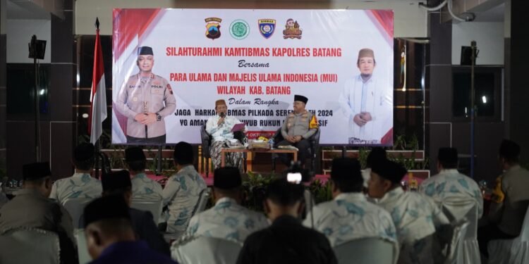 Kapolres Batang Gandeng Ulama Jaga Kondusivitas Jelang Pilkada