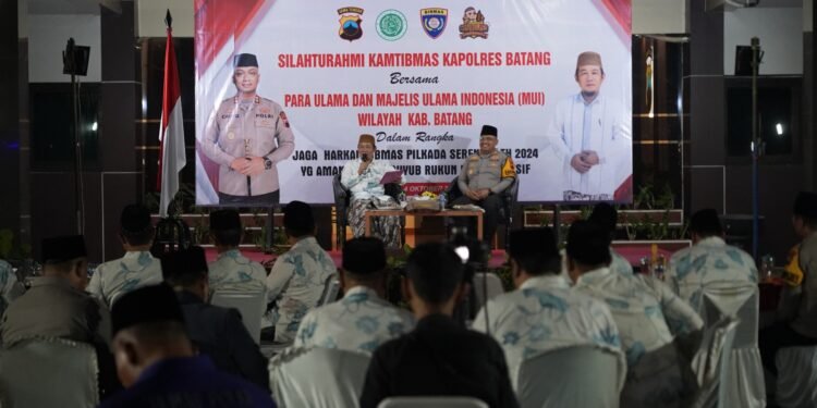Kapolres Batang Gandeng Ulama Jaga Kondusivitas Jelang Pilkada