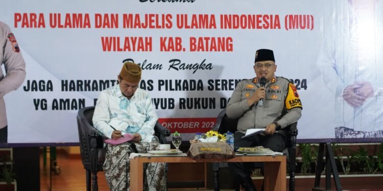 Kapolres Batang Gandeng Ulama Jaga Kondusivitas Jelang Pilkada