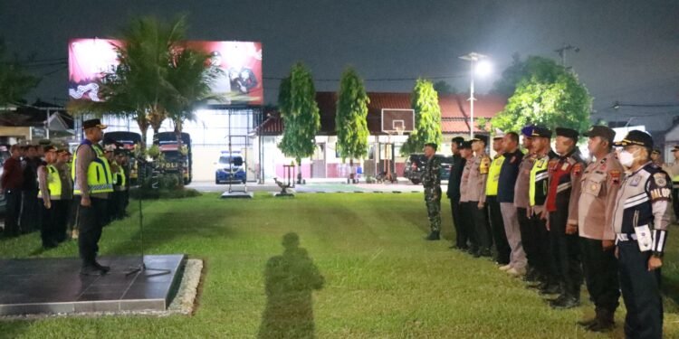 Cegah Kriminalitas, Polres Batang Gelar Patroli Skala Besar