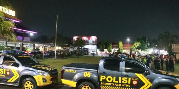 Cegah Kriminalitas, Polres Batang Gelar Patroli Skala Besar