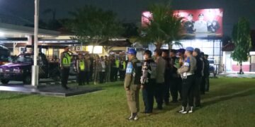 Cegah Kriminalitas, Polres Batang Gelar Patroli Skala Besar