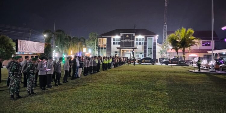 Cegah Kriminalitas, Polres Batang Gelar Patroli Skala Besar