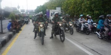 Jelang Pelantikan Presiden dan Wakil Presiden RI, Kodim 0736/Batang Gelar Patroli Wilayah