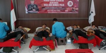 Setetes Darah Sejuta Harapan, Polres Batang Gelar Donor Darah