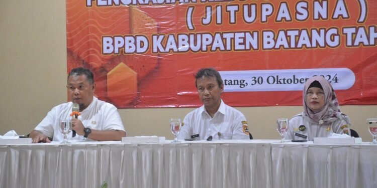 BPBD Siapkan Tenaga Terampil Penilai Kerusakan Pasca Bencana di Batang